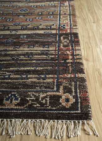 Wool Rug - 300 x 240 cm - brown