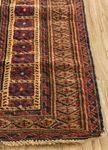 Oriental Rug square  - 120 x 120 cm - dark chocolate