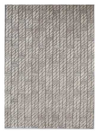 Wool Rug - 240 x 150 cm - dark beige