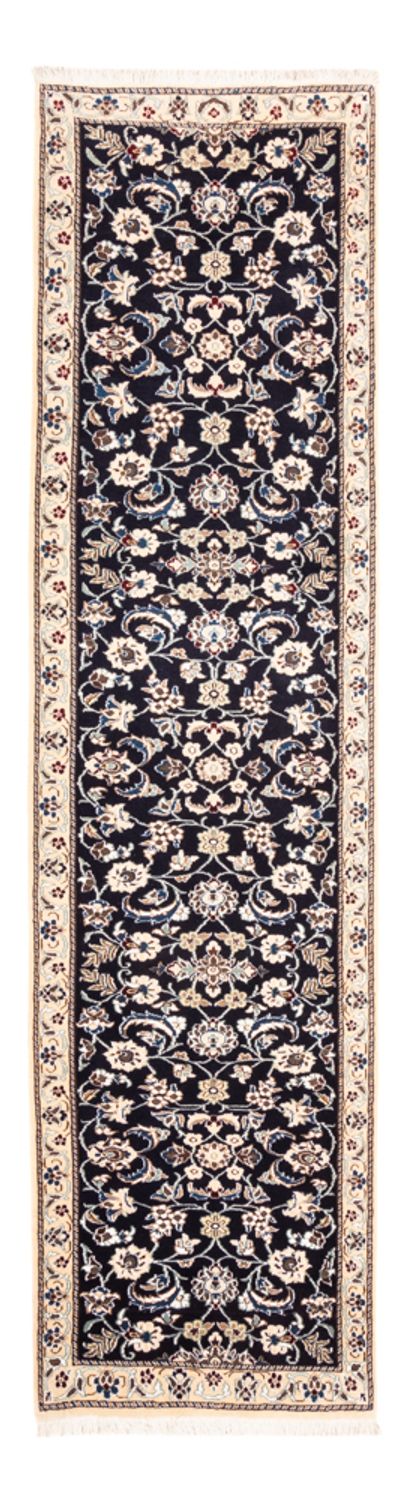 Runner Perser Rug - Nain - 281 x 72 cm - dark blue