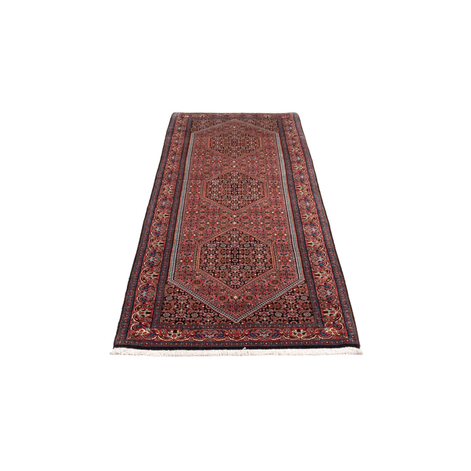 Runner Perser Rug - Bidjar - 230 x 74 cm - red