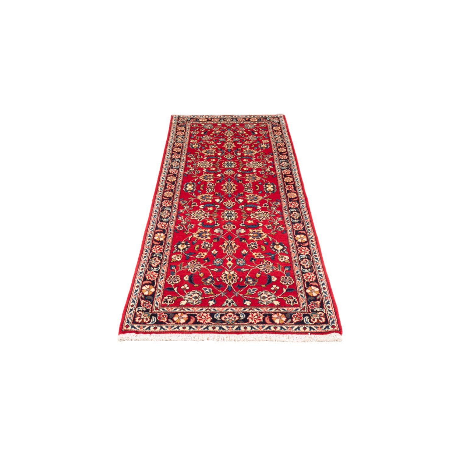 Runner Perser Rug - Keshan - 190 x 67 cm - red