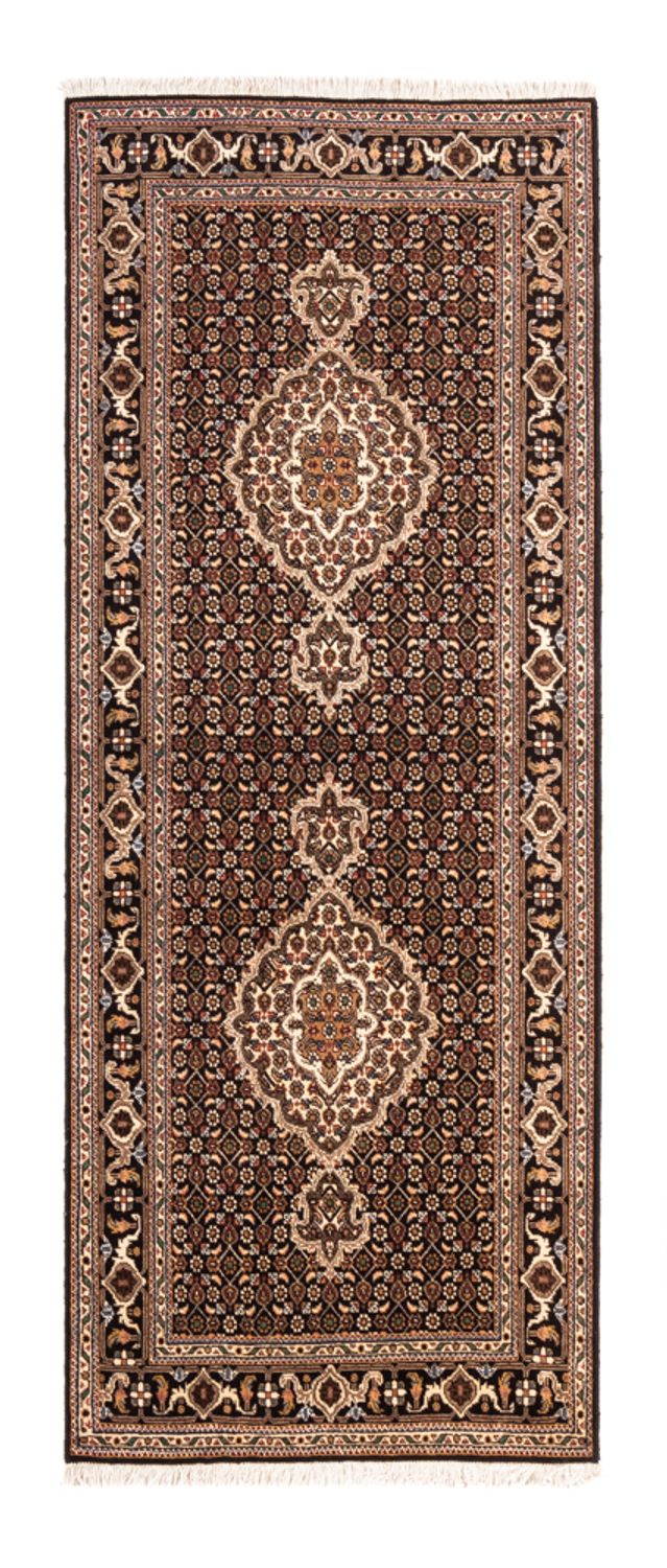 Runner Perser Rug - Tabriz - Royal - 195 x 76 cm - dark blue