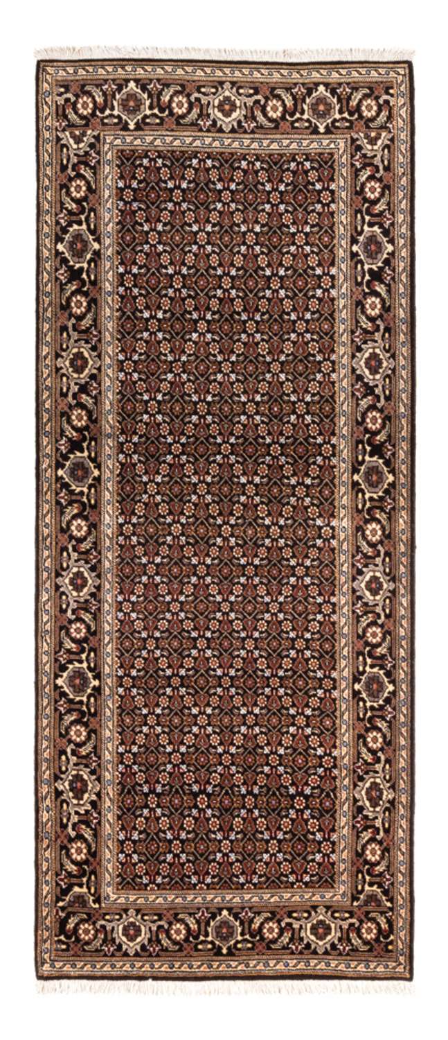 Runner Perser Rug - Tabriz - Royal - 196 x 80 cm - dark blue