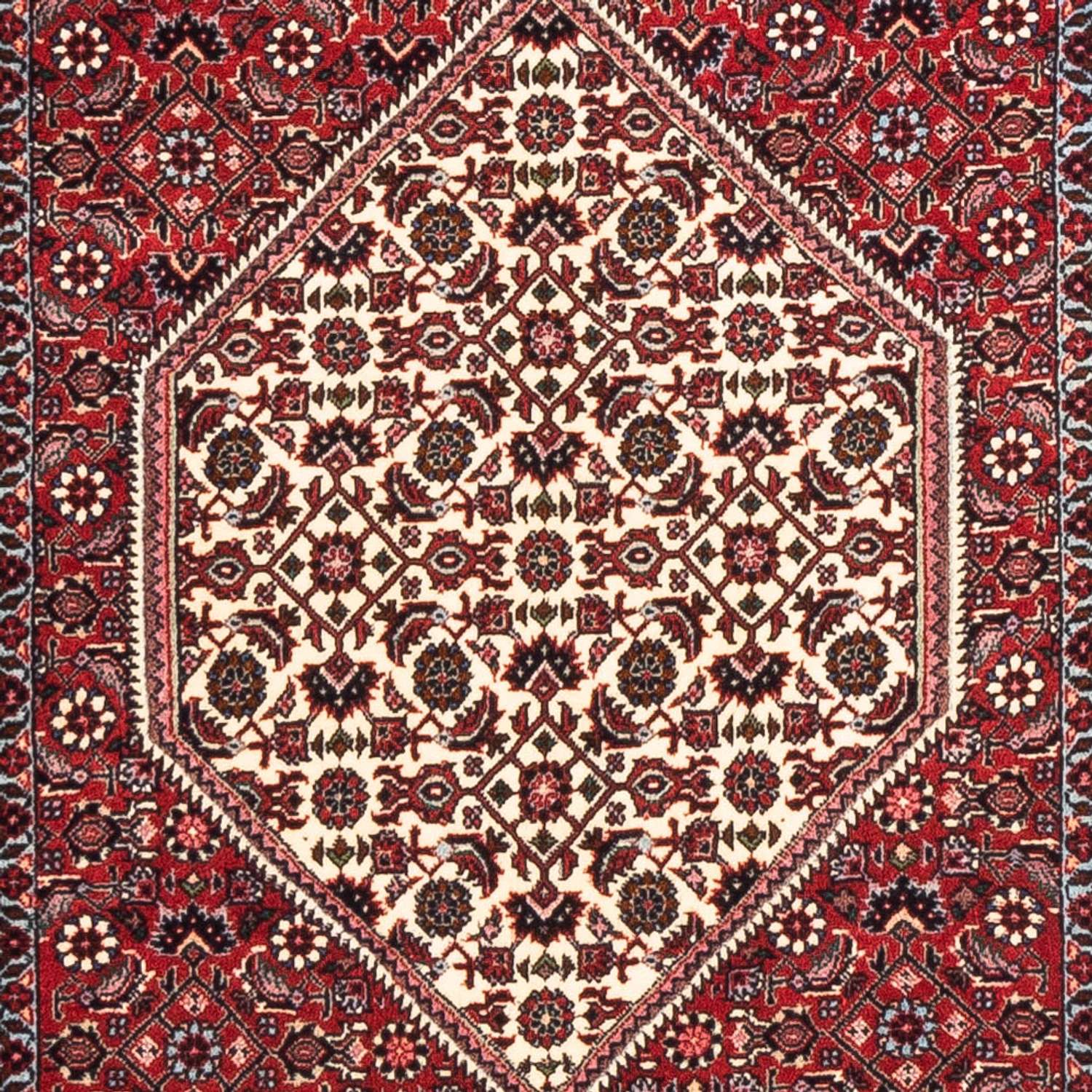 Runner Perser Rug - Bidjar - 211 x 77 cm - red