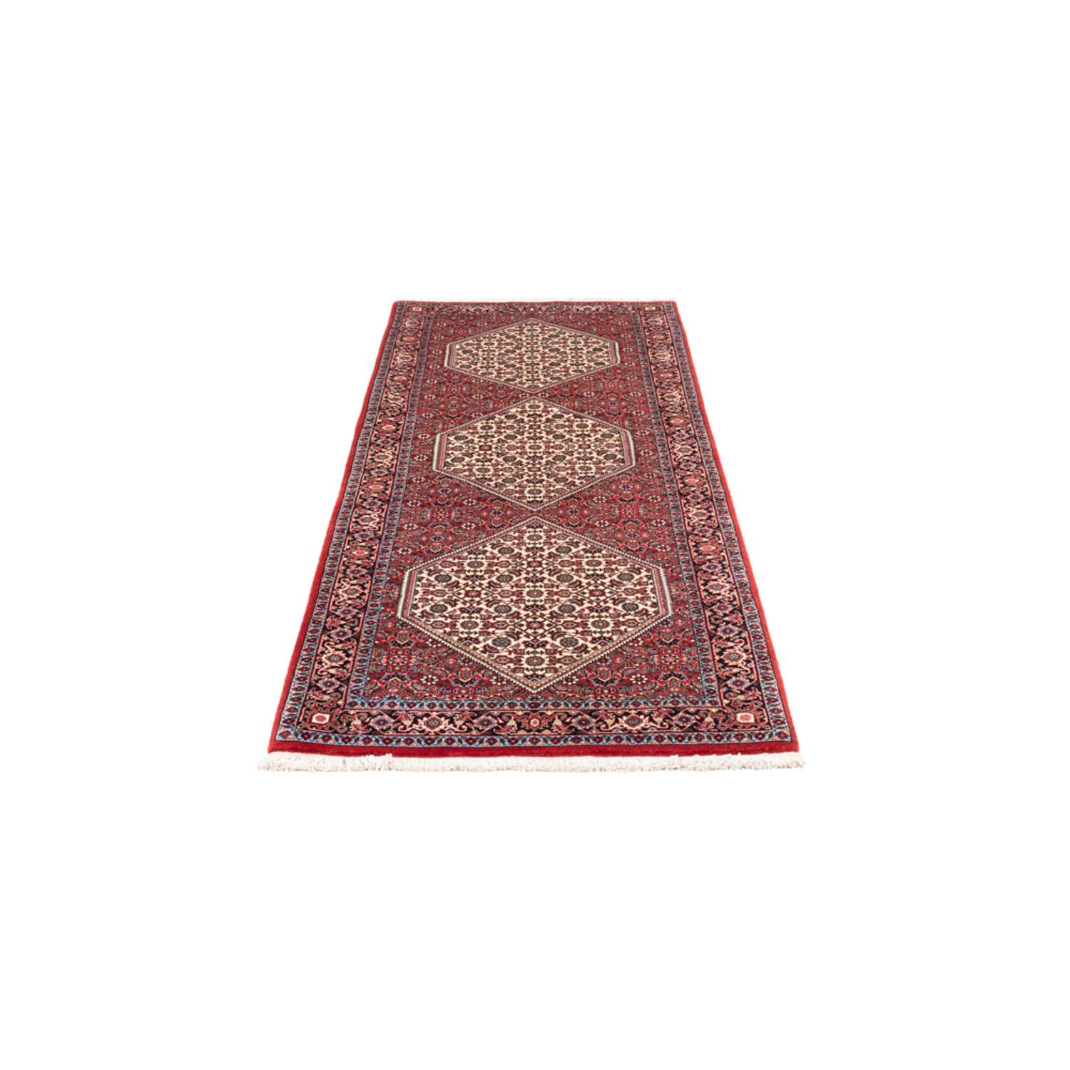 Runner Perser Rug - Bidjar - 211 x 77 cm - red