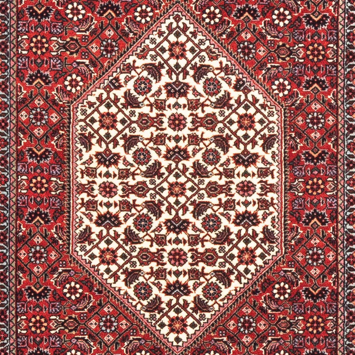 Runner Perser Rug - Bidjar - 196 x 80 cm - red