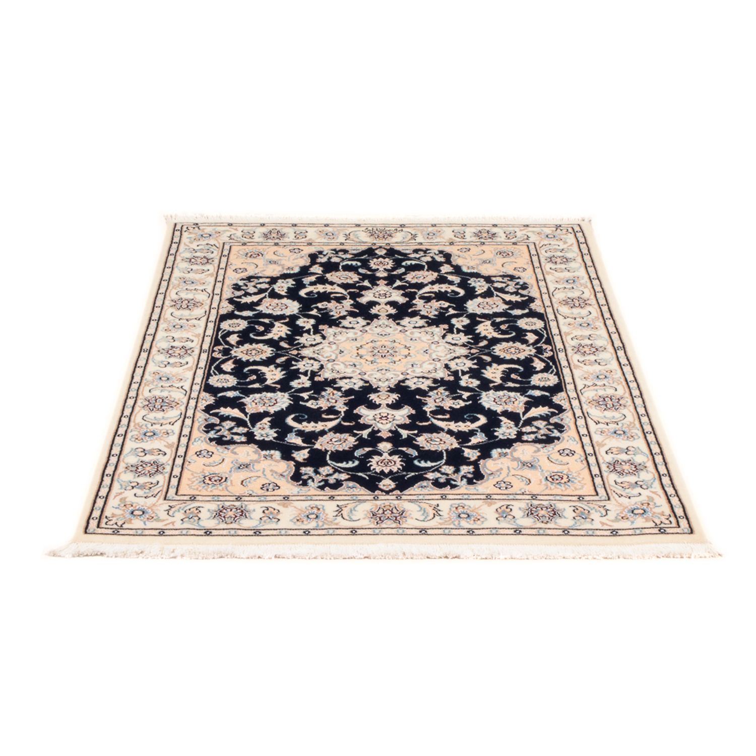 Perser Rug - Nain - Premium - 120 x 80 cm - dark blue