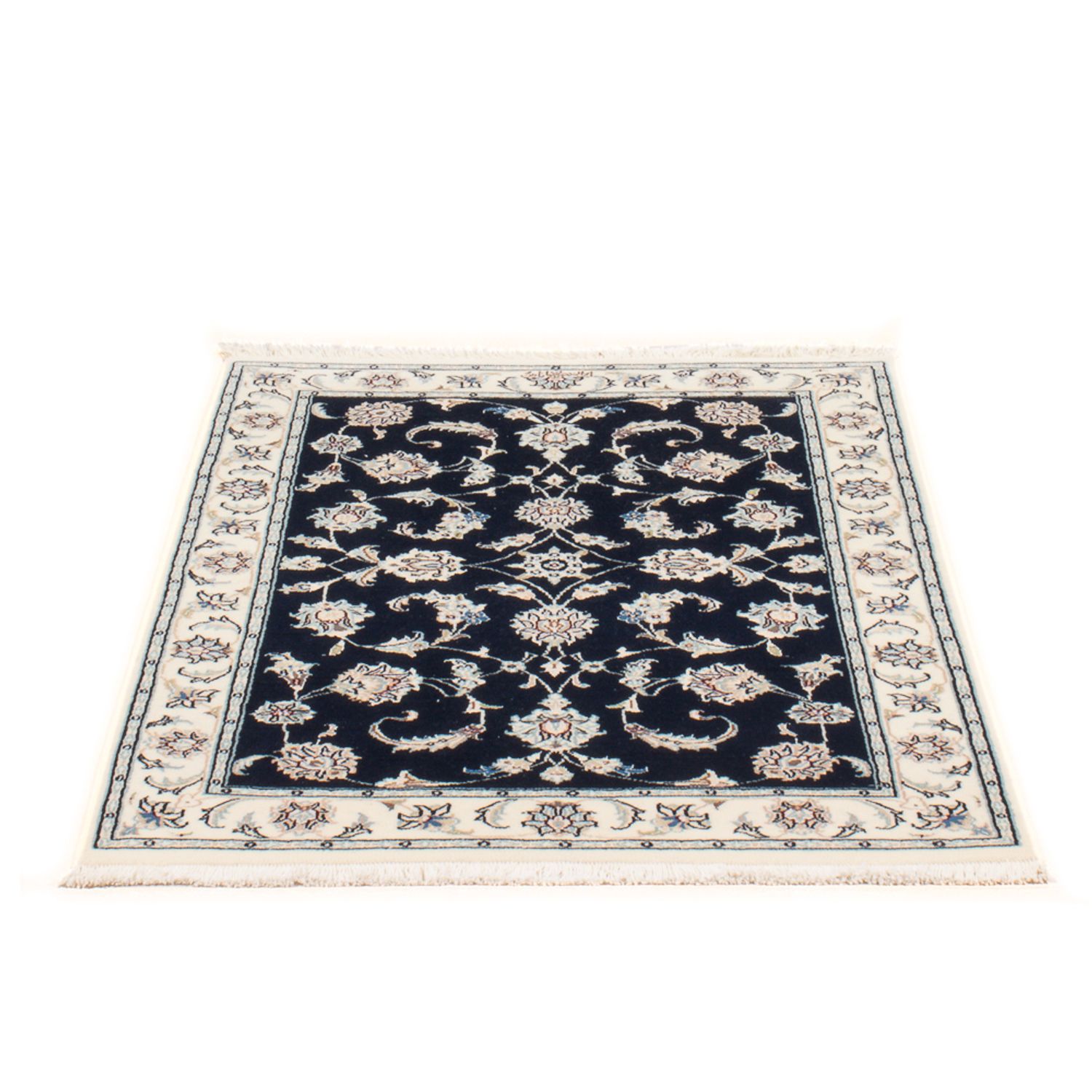 Perser Rug - Nain - Premium - 116 x 80 cm - dark blue