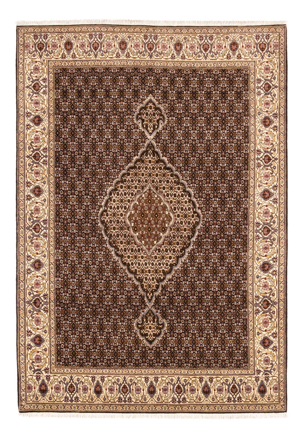 Perser Rug - Tabriz - Royal - 241 x 170 cm - black