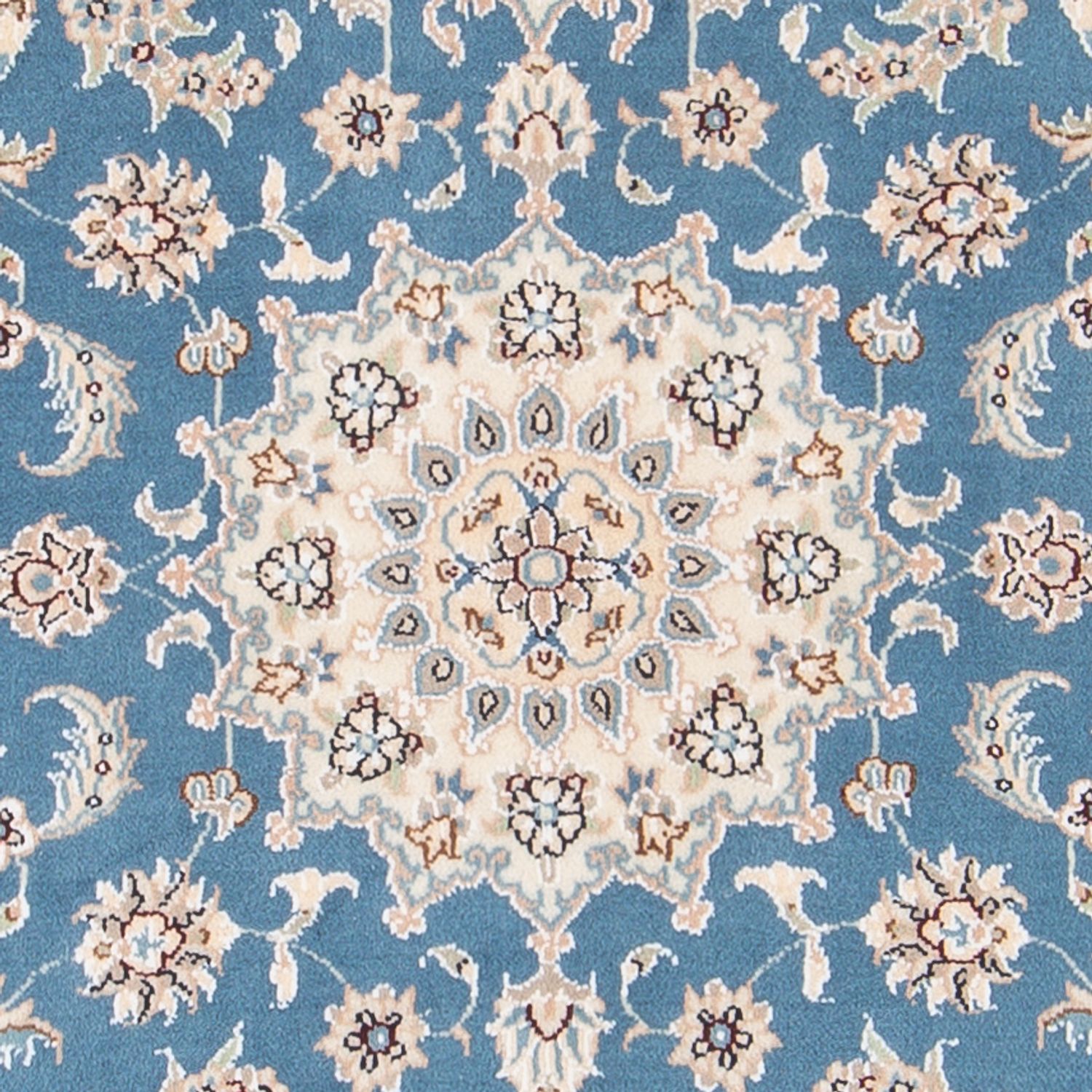 Perser Rug - Nain - Premium - 138 x 76 cm - light blue