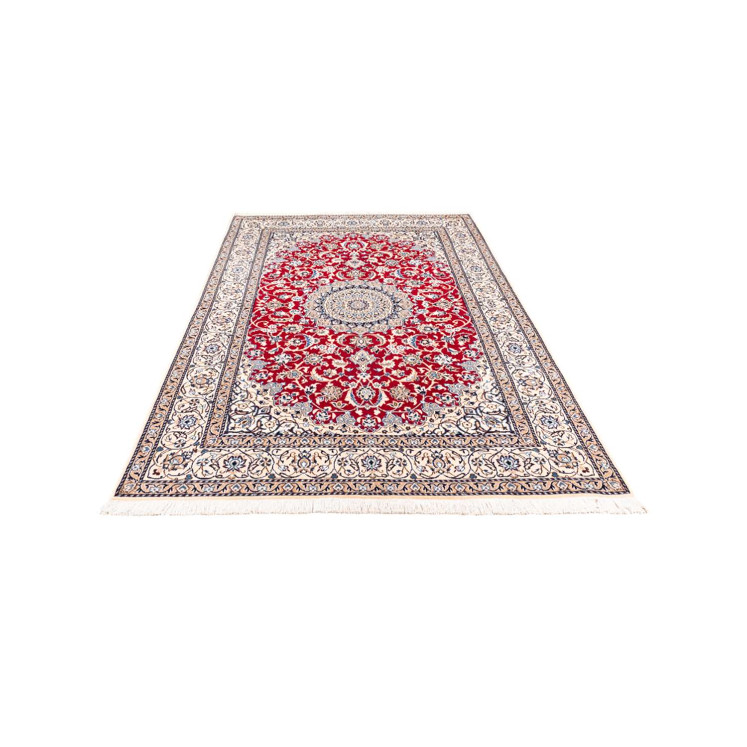 Perser Rug - Nain - 246 x 156 cm - red