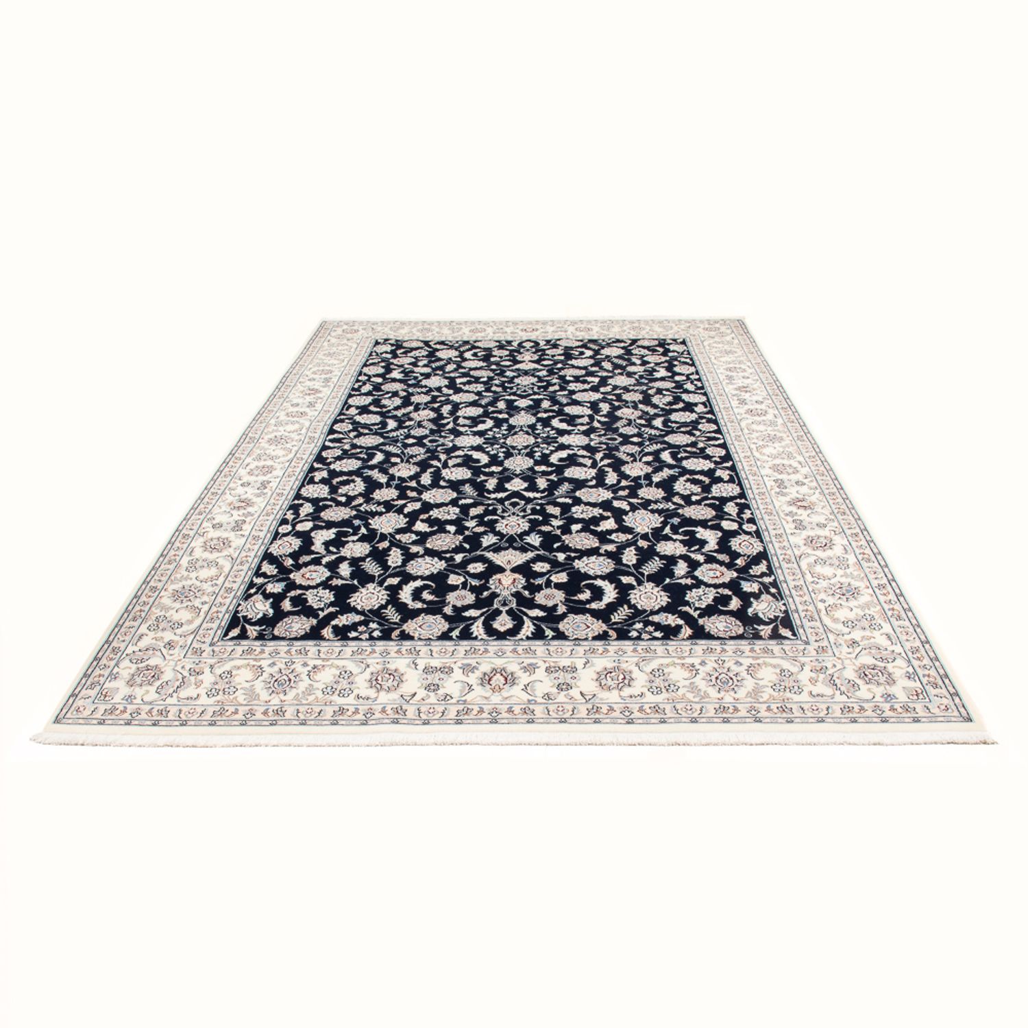 Perser Rug - Nain - Premium - 295 x 197 cm - dark blue