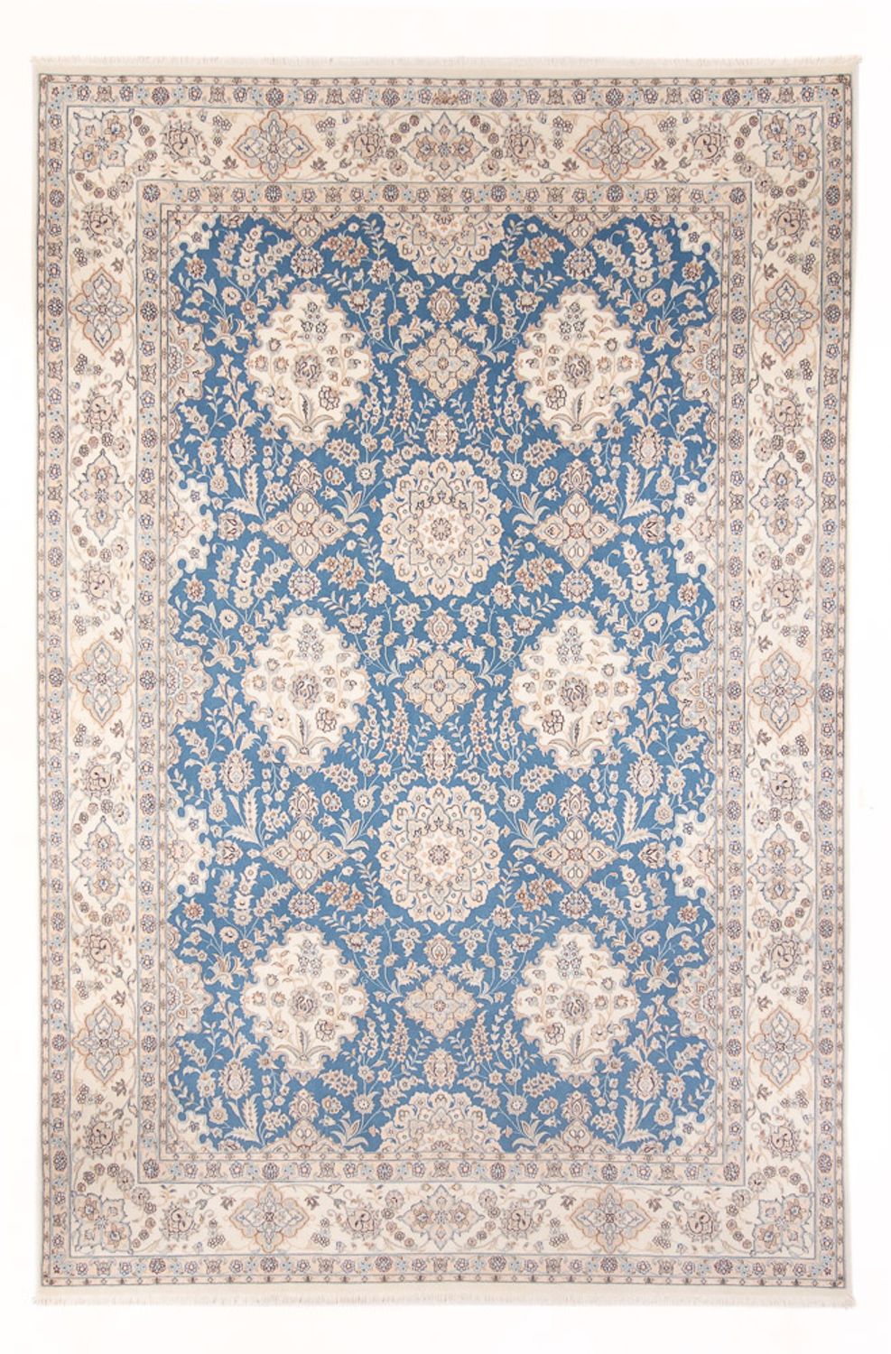 Perser Rug - Nain - Premium - 348 x 245 cm - light blue