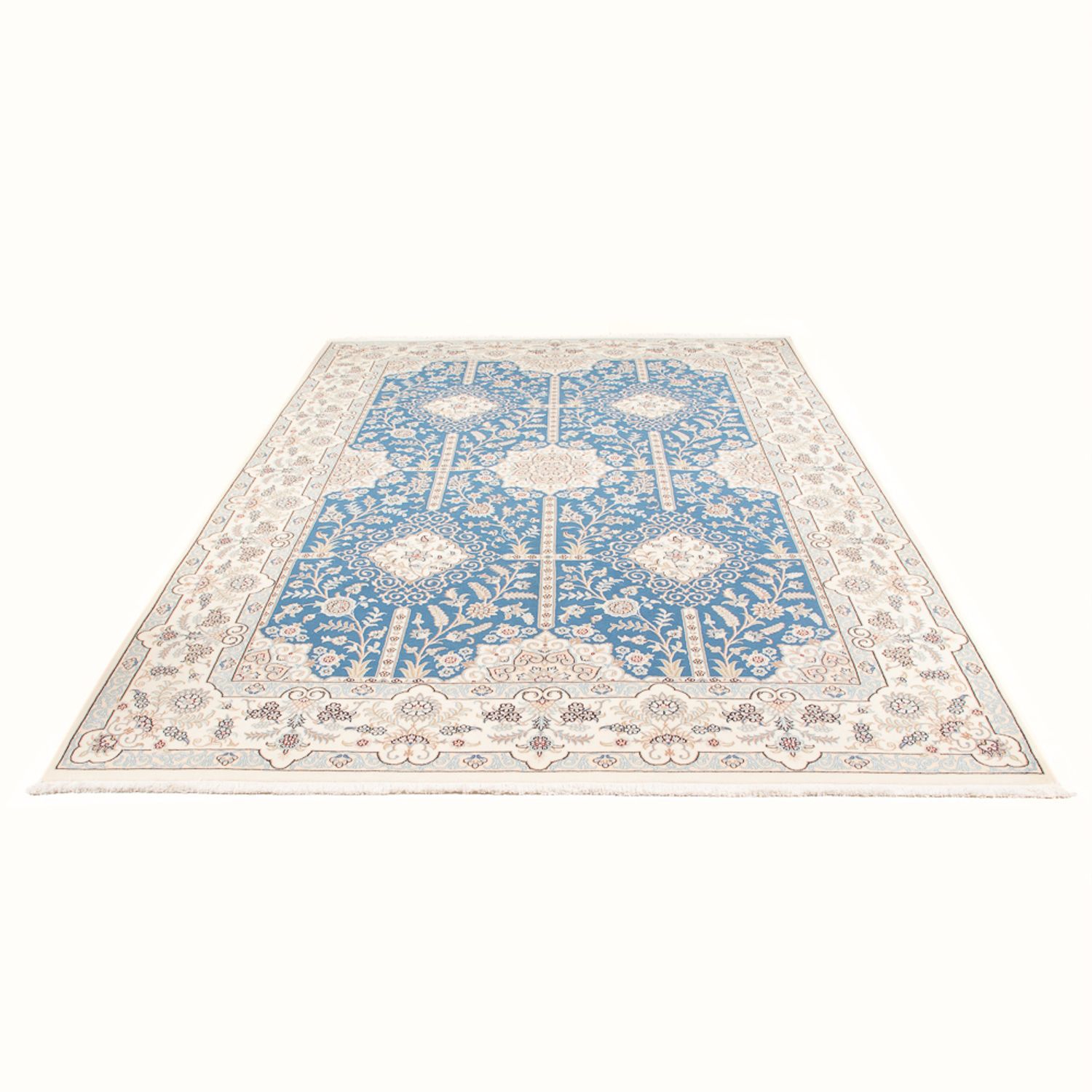 Perser Rug - Nain - Premium - 298 x 200 cm - light blue