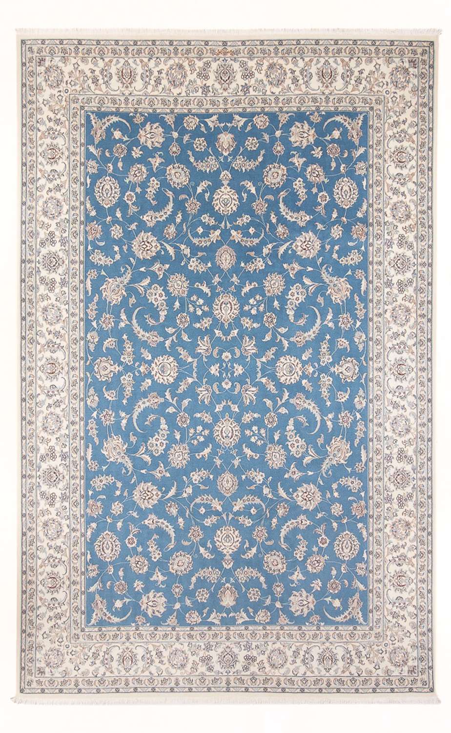 Perser Rug - Nain - Premium - 302 x 200 cm - light blue