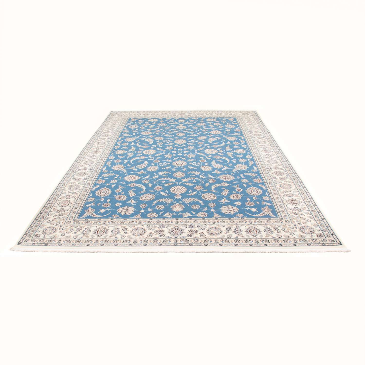 Perser Rug - Nain - Premium - 302 x 200 cm - light blue