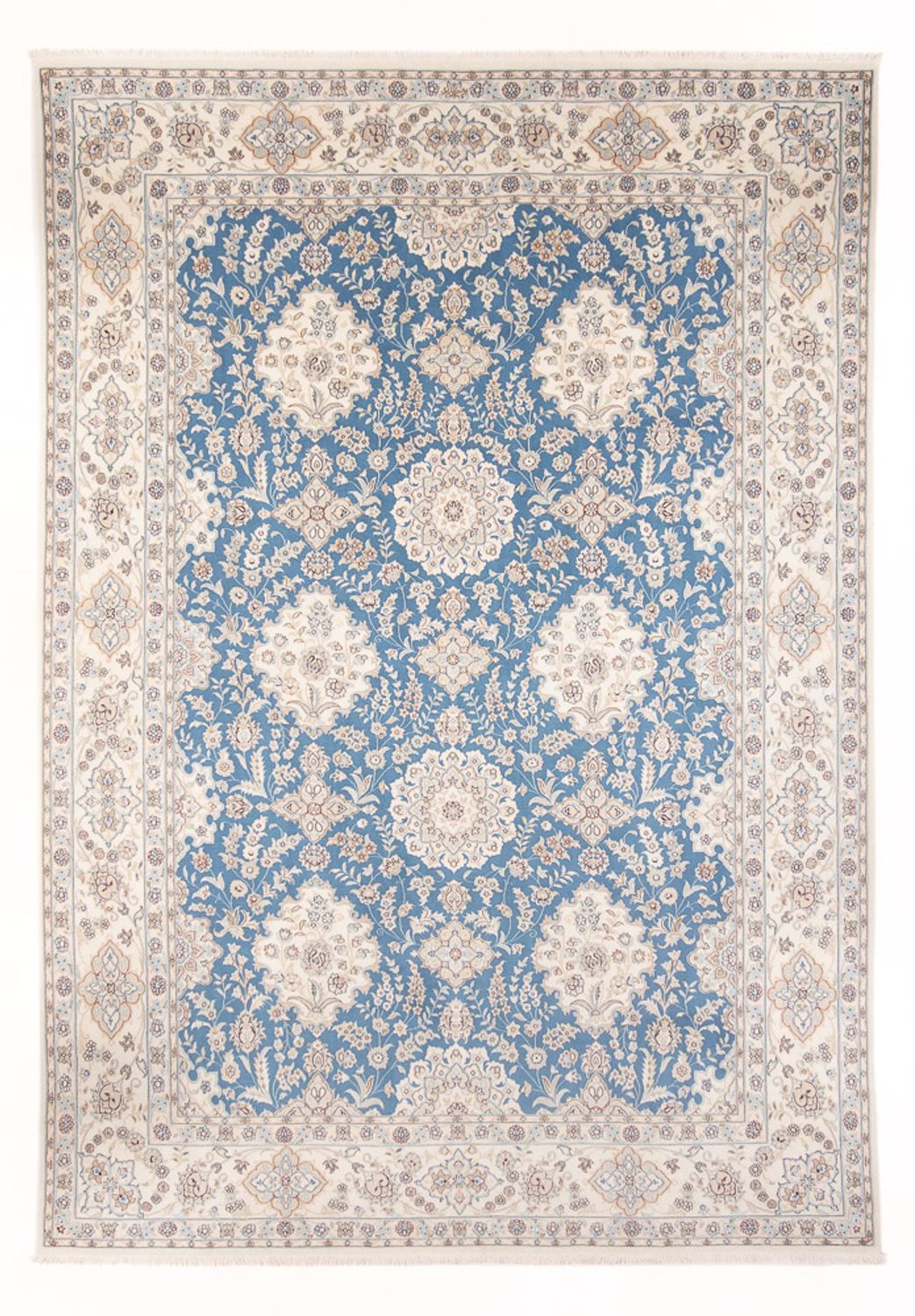 Perser Rug - Nain - Premium - 335 x 247 cm - light blue