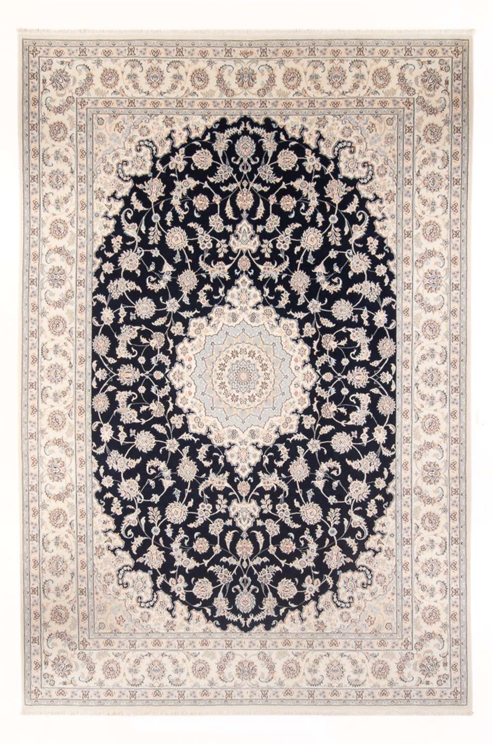 Perser Rug - Nain - Premium - 342 x 246 cm - dark blue