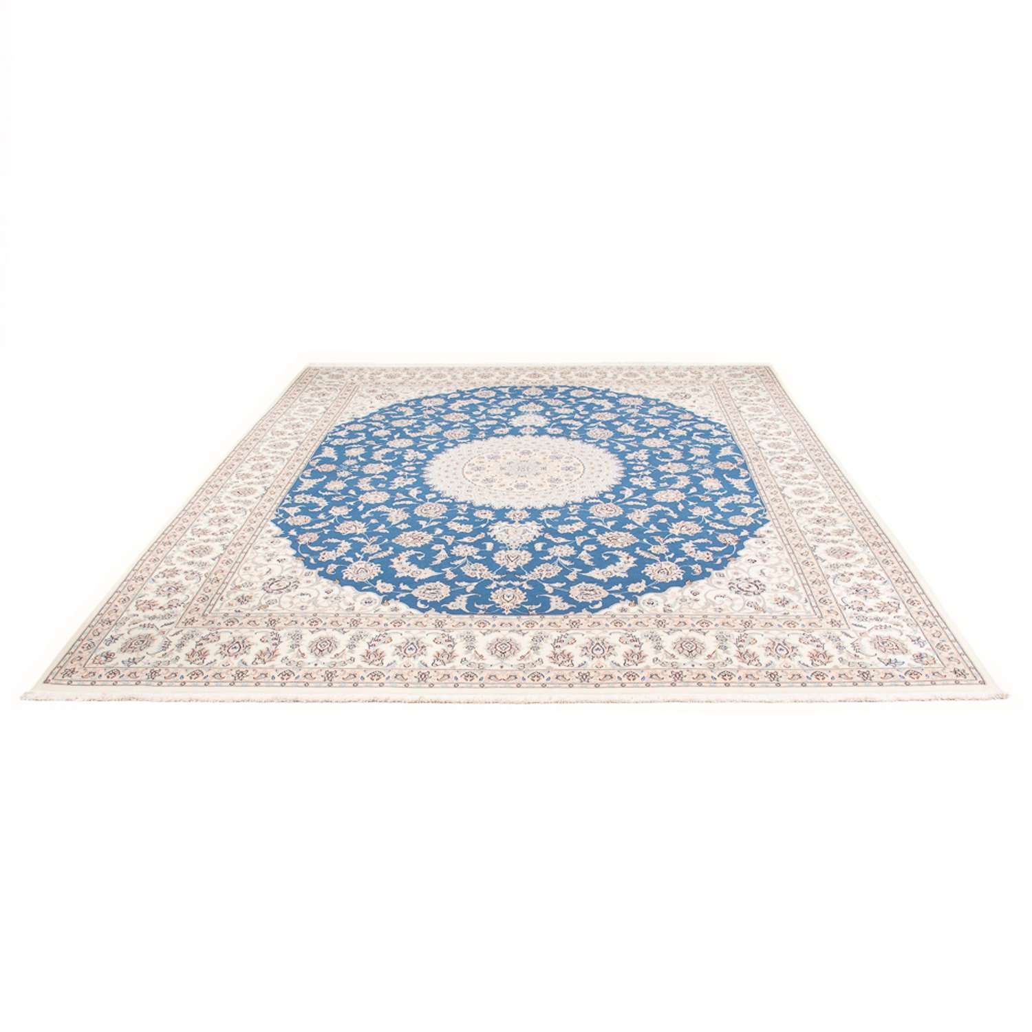 Perser Rug - Nain - Premium - 296 x 248 cm - light blue