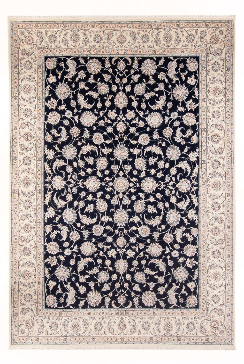 Perser Rug - Nain - Premium - 342 x 248 cm - dark blue