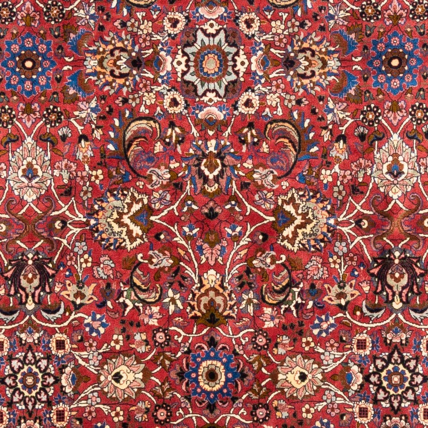 Perser Rug - Bidjar - 246 x 197 cm - bordeaux red