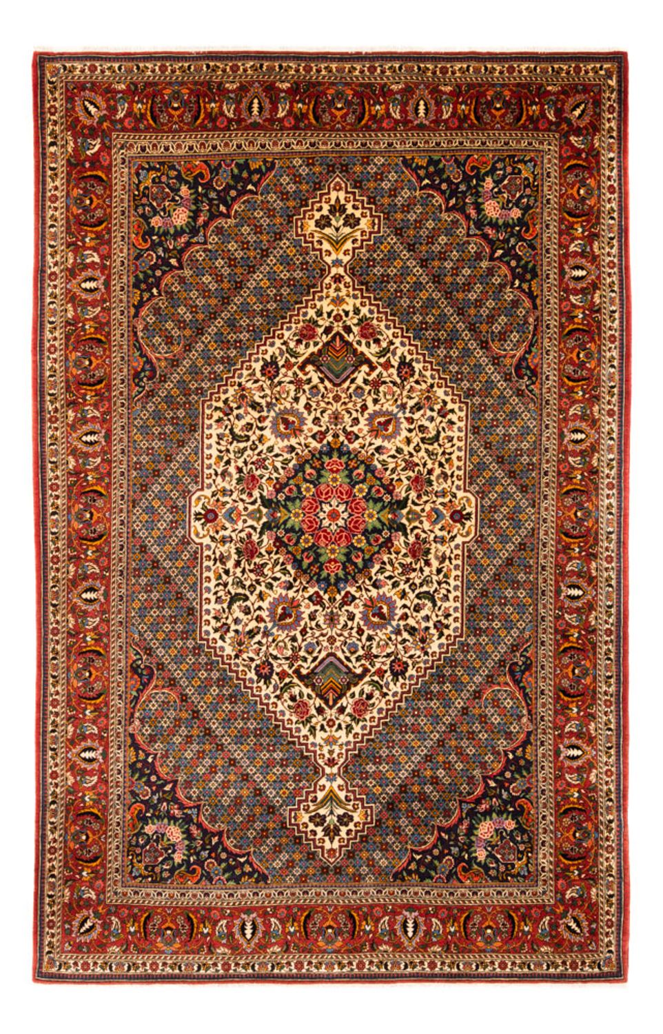 Perser Rug - Nomadic - 305 x 206 cm - dark beige