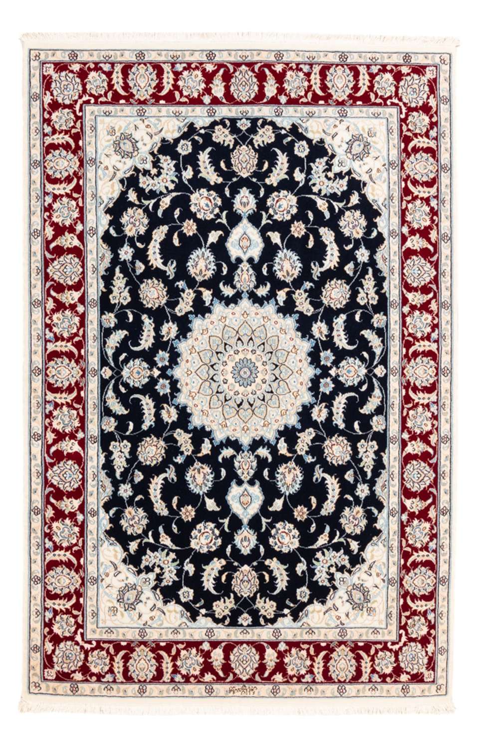 Perser Rug - Nain - Premium - 180 x 118 cm - dark blue