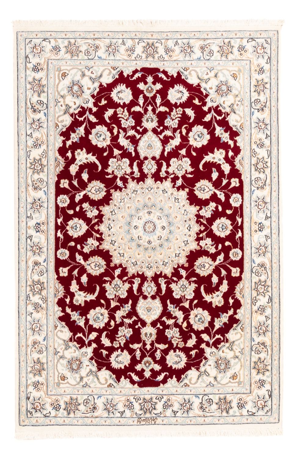 Perser Rug - Nain - Premium - 152 x 108 cm - red