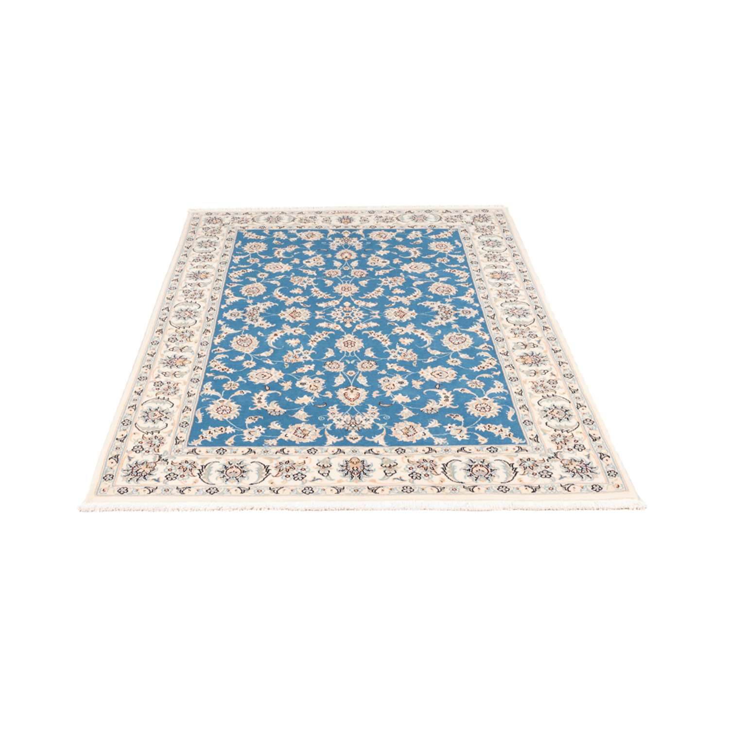 Perser Rug - Nain - Premium - 176 x 121 cm - blue