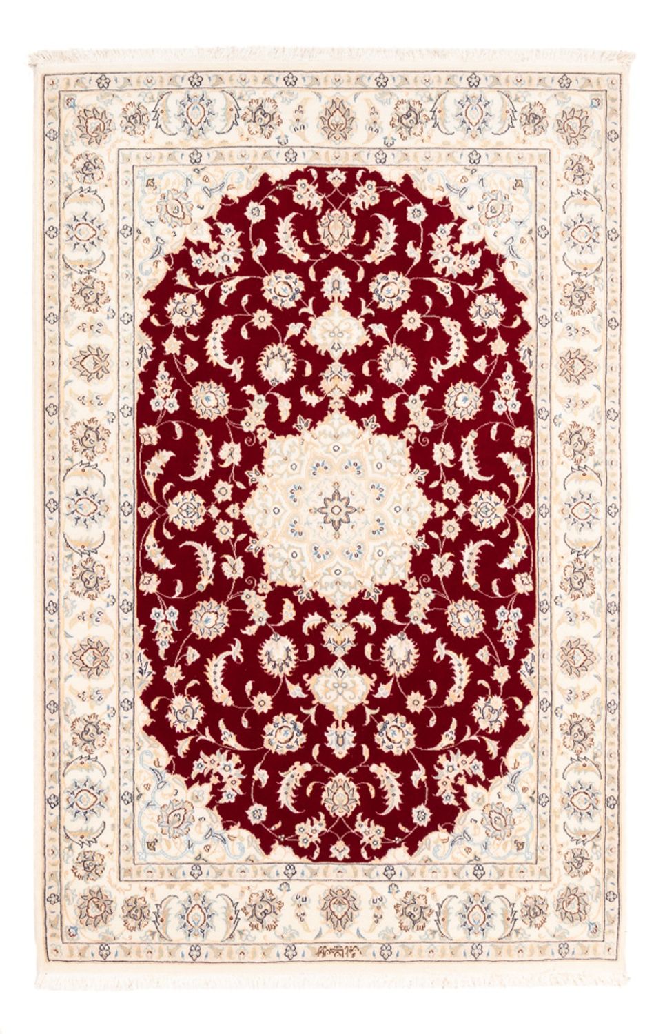 Perser Rug - Nain - Premium - 176 x 118 cm - red