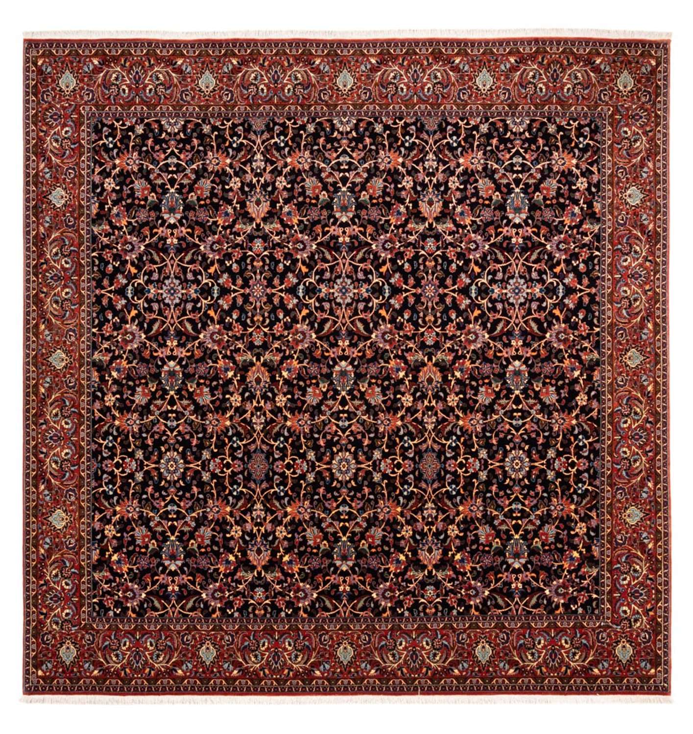 Perser Rug - Bidjar square  - 250 x 248 cm - dark blue