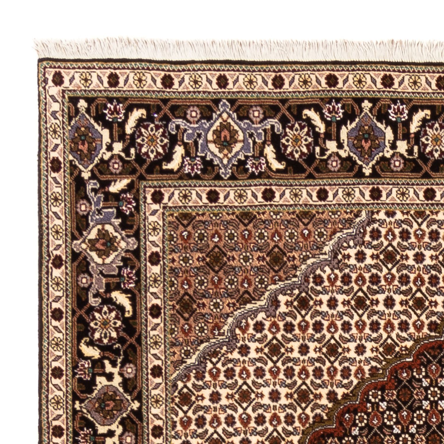 Perser Rug - Tabriz - Royal square  - 203 x 198 cm - dark beige