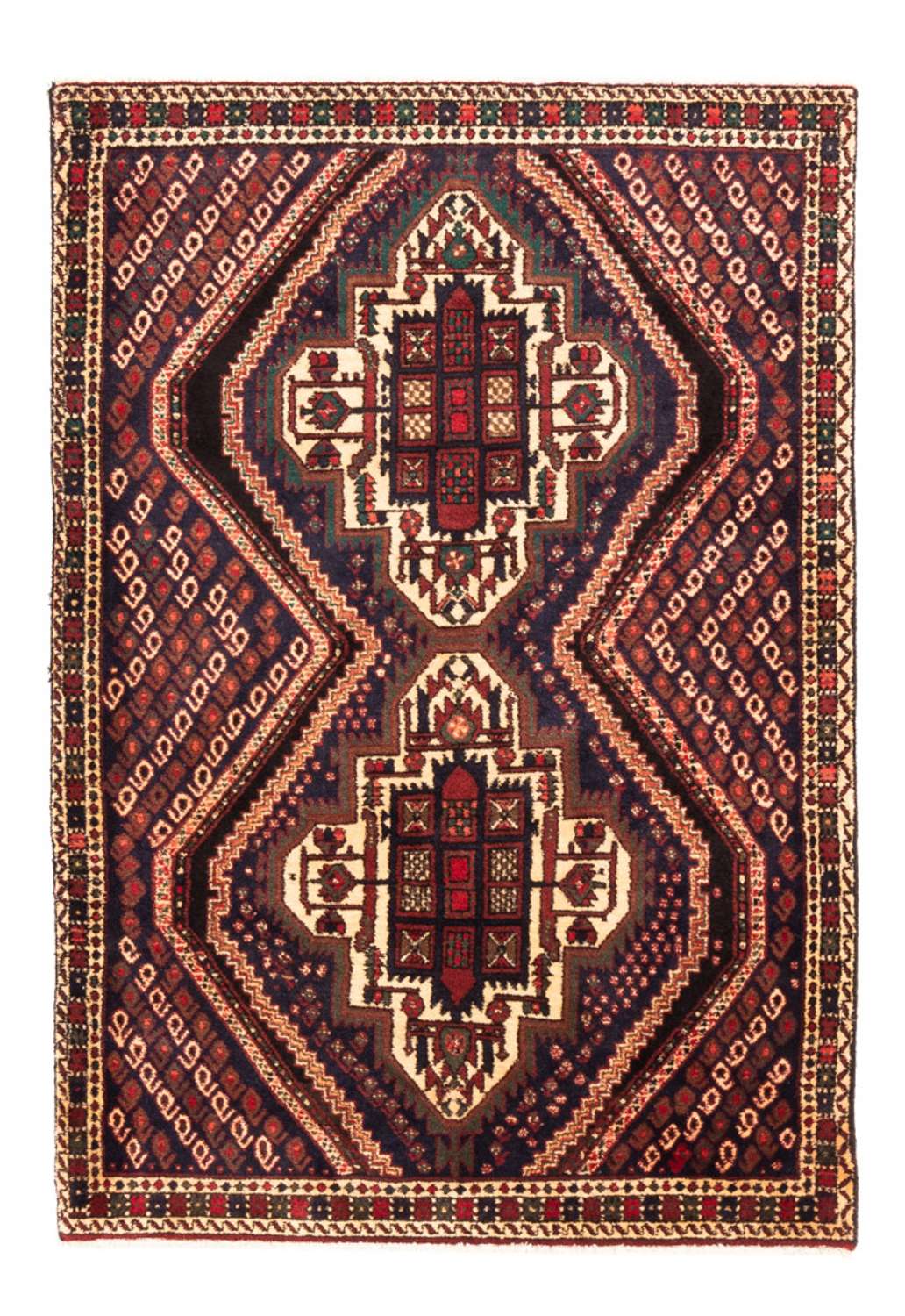 Perser Rug - Nomadic - 150 x 108 cm - bordeaux red