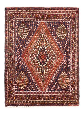 Perser Rug - Nomadic - 127 x 98 cm - bordeaux red