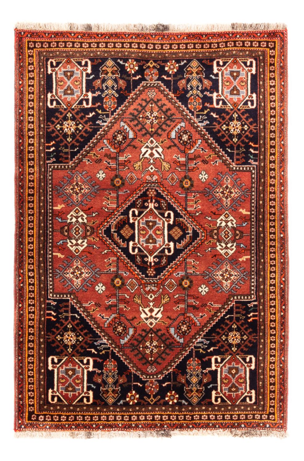 Perser Rug - Nomadic - 148 x 105 cm - red