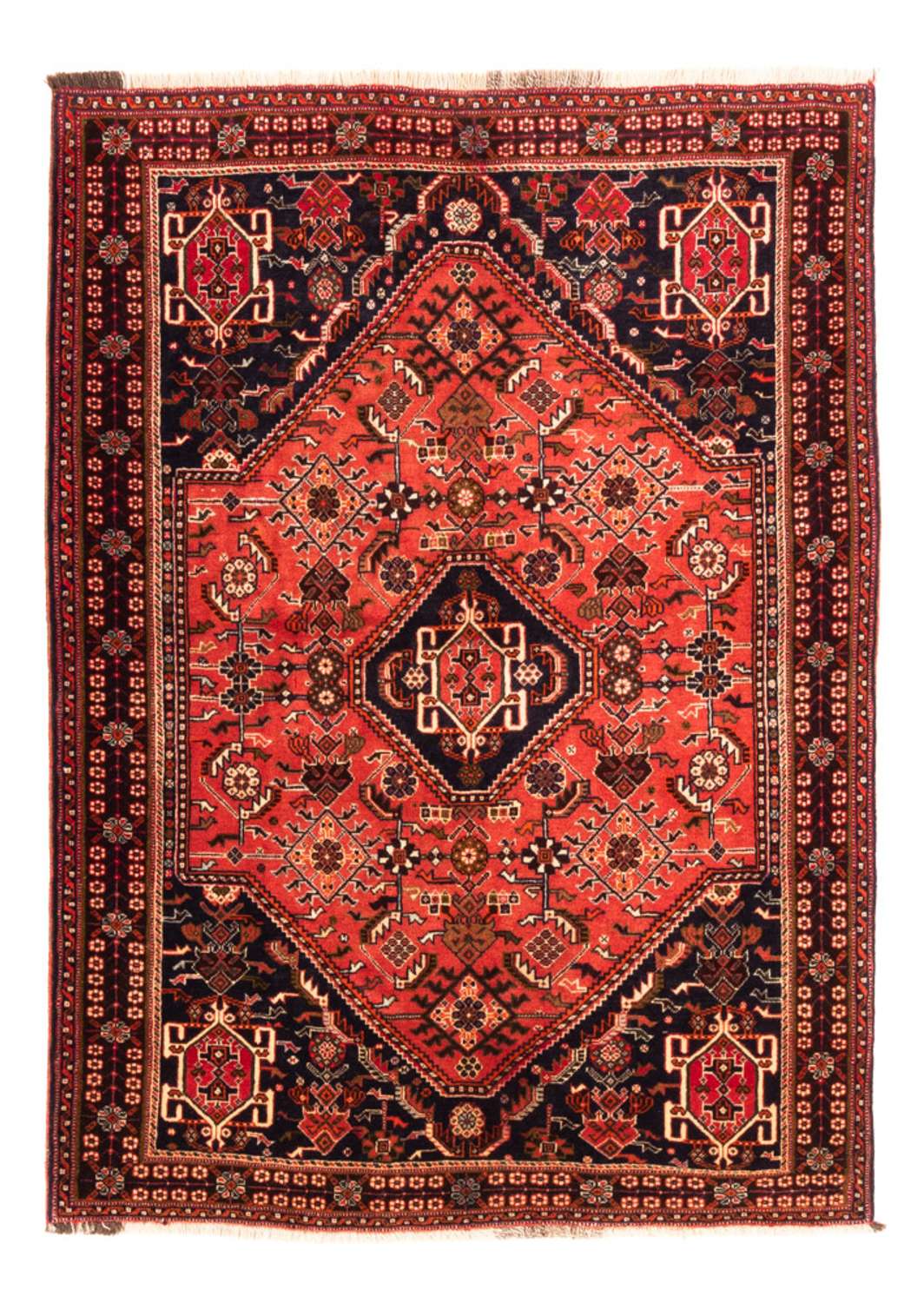 Perser Rug - Nomadic - 150 x 115 cm - red