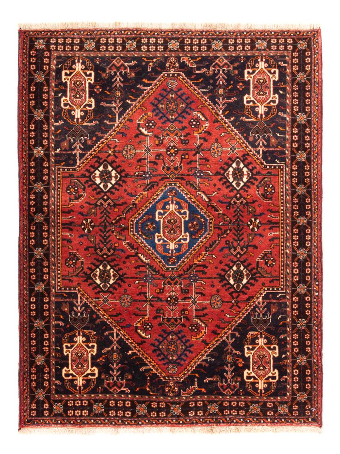 Perser Rug - Nomadic - 140 x 108 cm - red