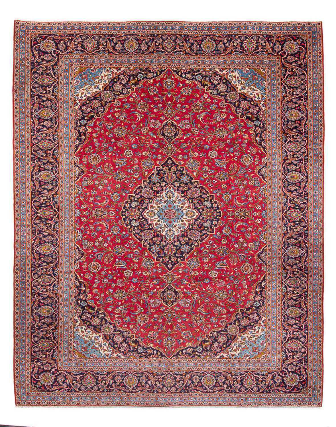 Perser Rug - Keshan - 397 x 300 cm - red