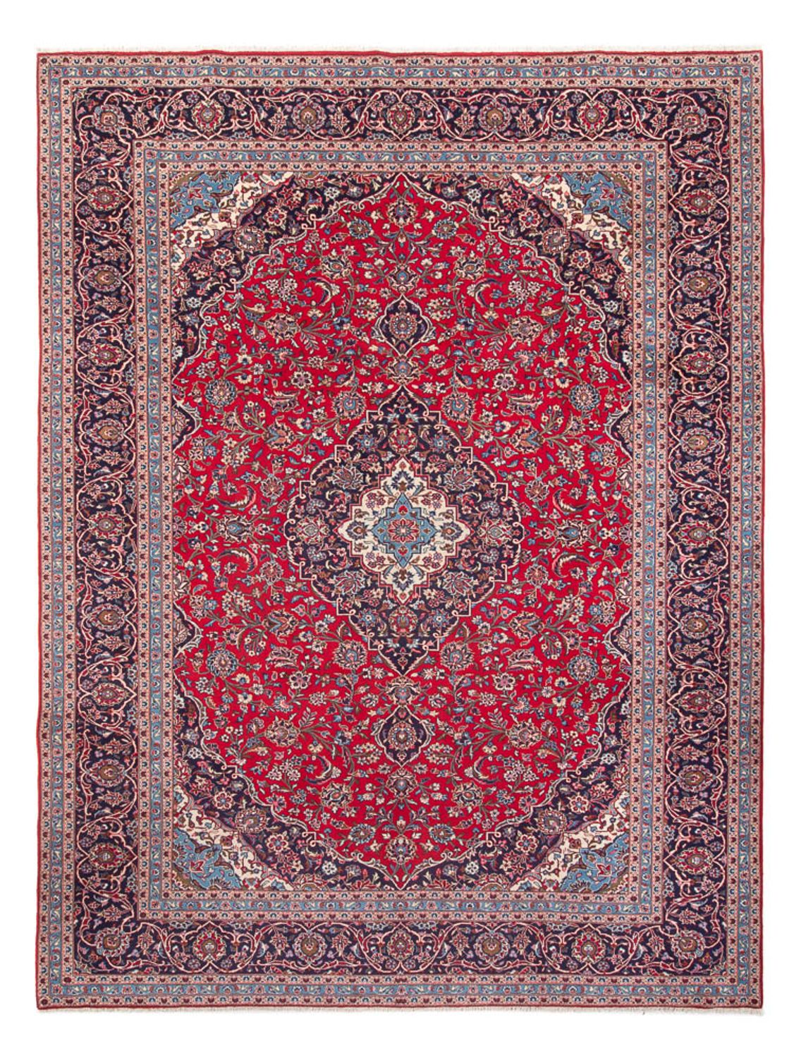 Perser Rug - Keshan - 394 x 292 cm - red