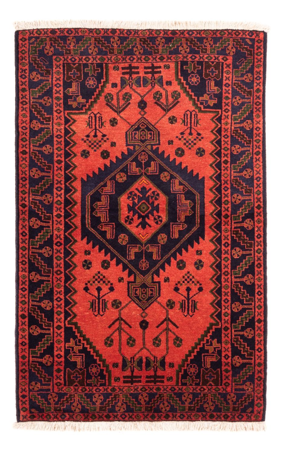 Perser Rug - Nomadic - 153 x 104 cm - light red