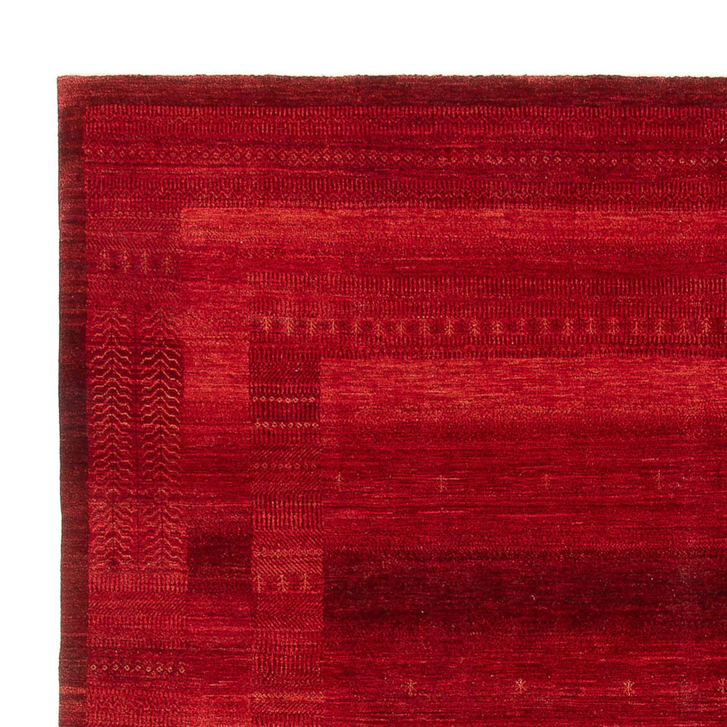 Gabbeh Rug - Loribaft Perser - 384 x 284 cm - red