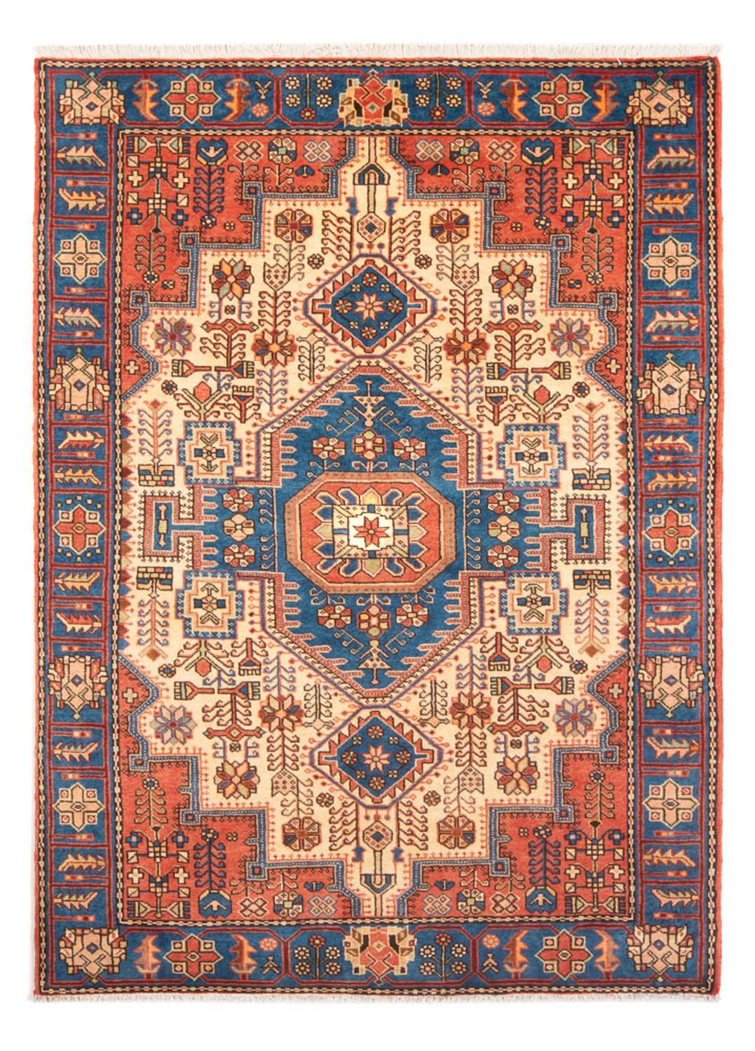 Perser Rug - Nomadic - 195 x 138 cm - blue