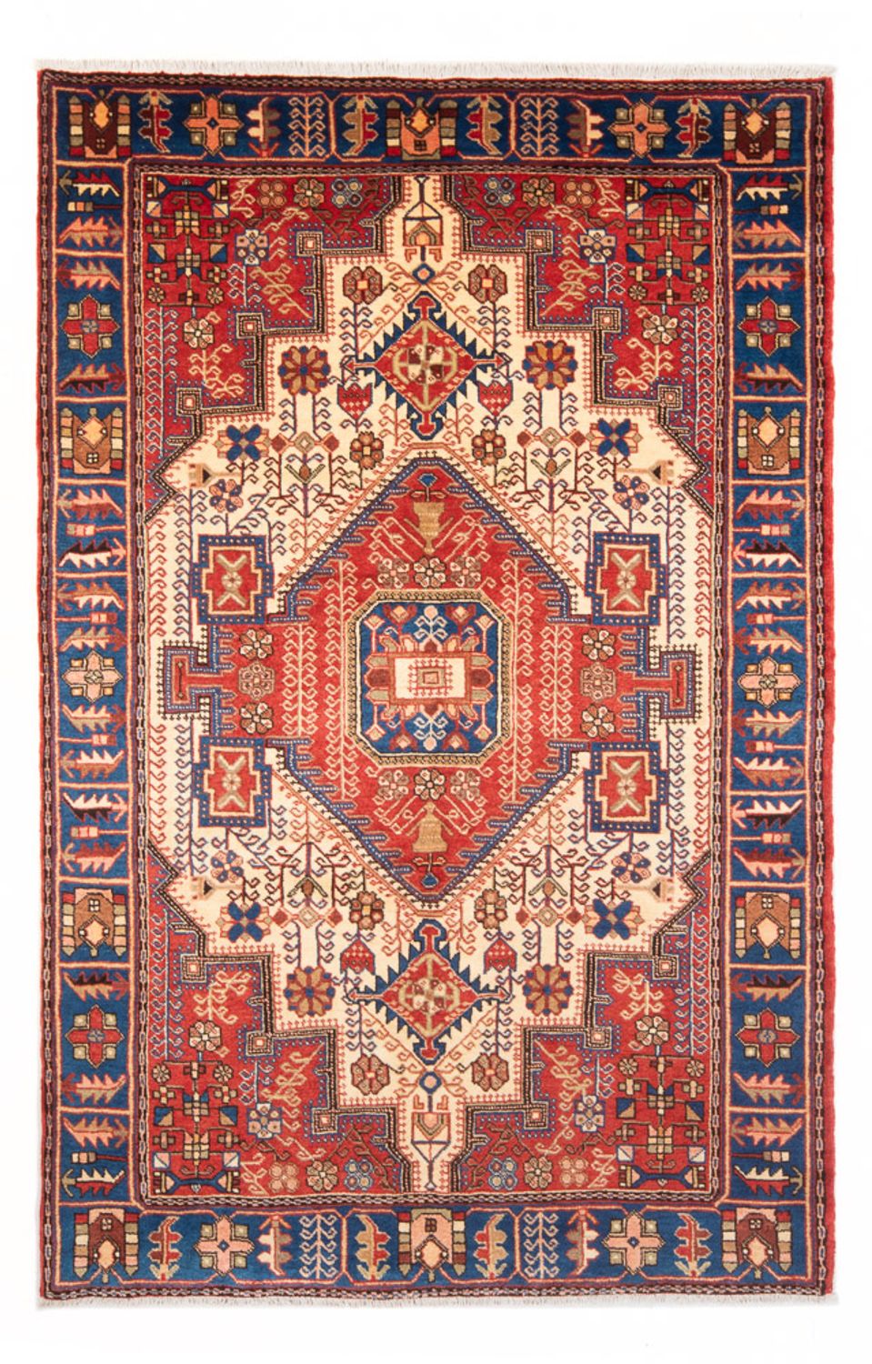 Perser Rug - Nomadic - 223 x 140 cm - red