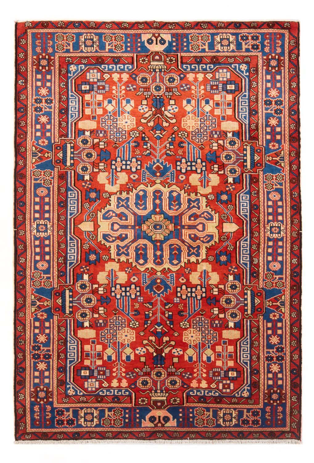 Perser Rug - Nomadic - 201 x 149 cm - red