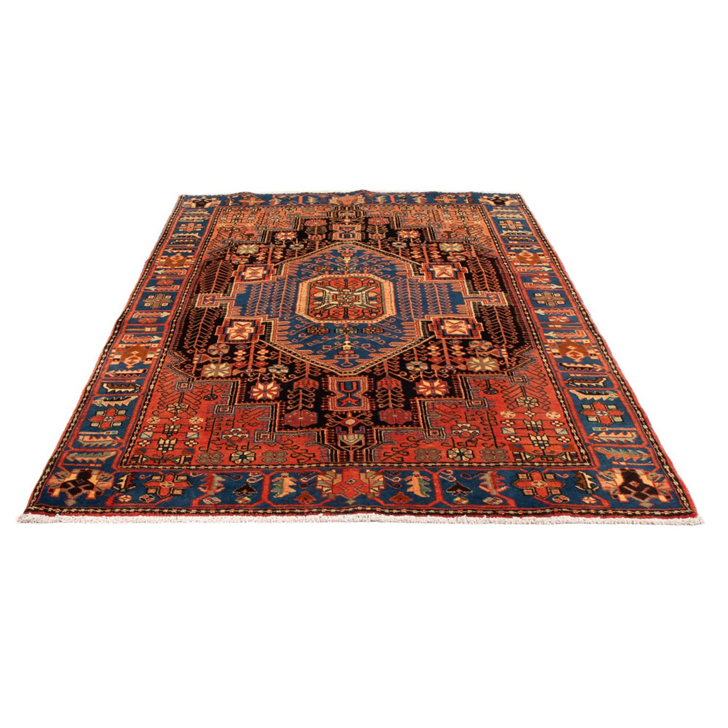 Perser Rug - Nomadic - 204 x 150 cm - blue