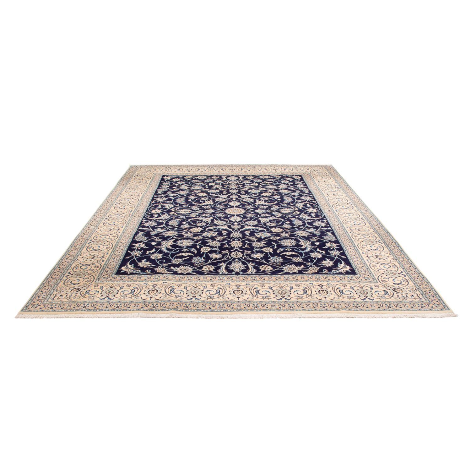 Perser Rug - Nain - 390 x 295 cm - dark blue