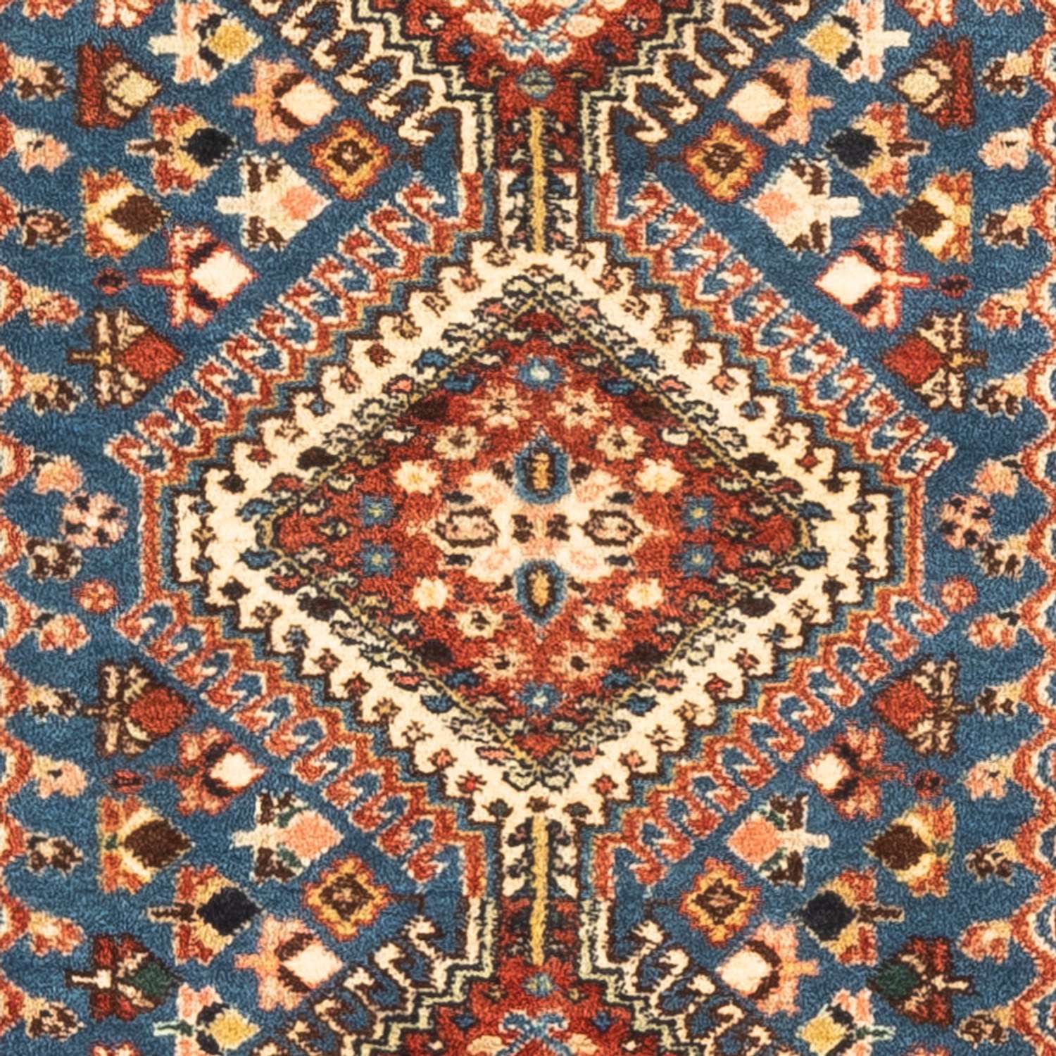 Perser Rug - Nomadic - 122 x 75 cm - blue