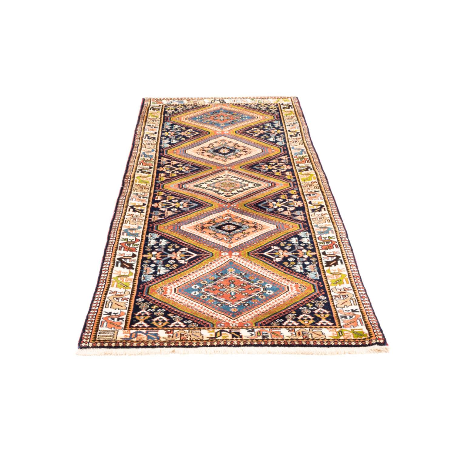 Runner Perser Rug - Nomadic - 198 x 80 cm - dark blue