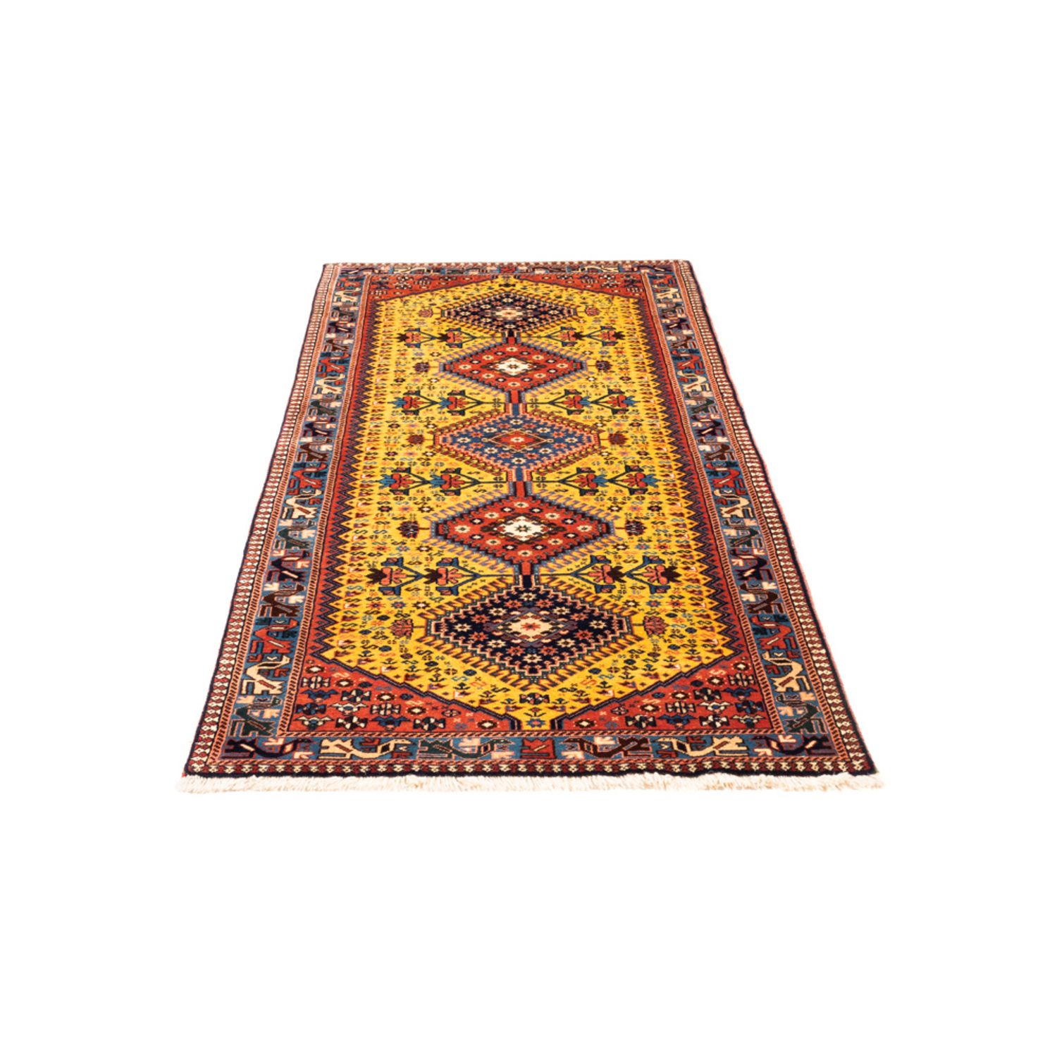 Runner Perser Rug - Nomadic - 195 x 83 cm - yellow